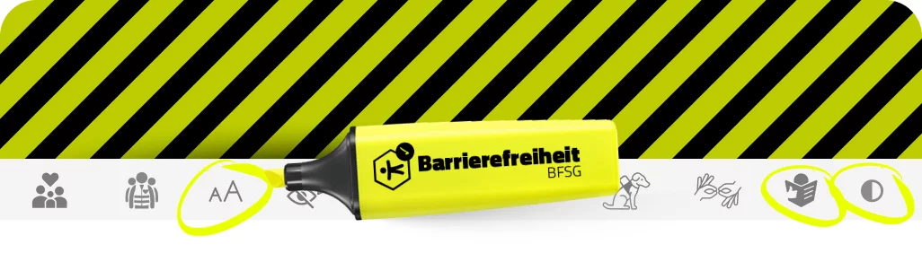 BFSG Design Technik und Content BFSG Design Technik und Content Teaser