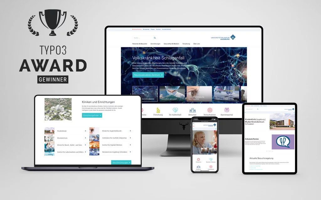 Universitätsklinikum Augsburg TYPO3 Award