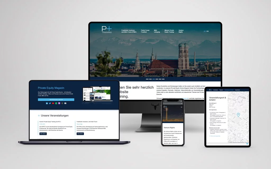 Webagentur für Event Websites Kirby Event Website