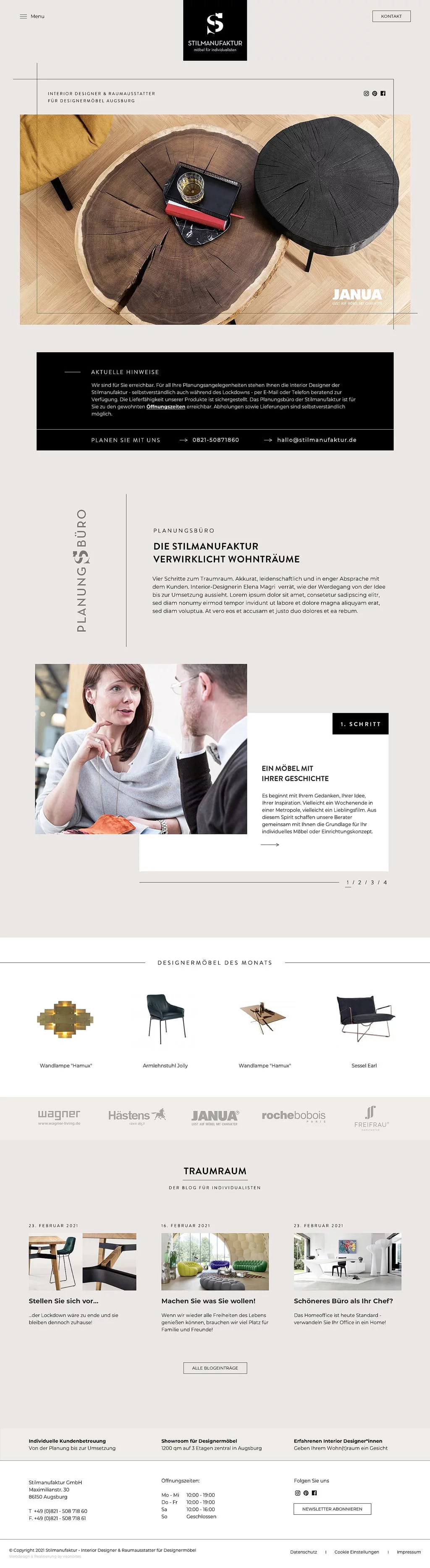 Stilmanufaktur Augsburg Webdesign