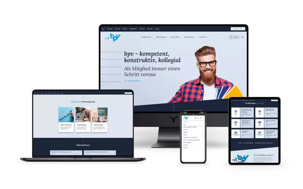 Typo3 Vereinswebsite bpV Typo3 Vereinswebsite bpV