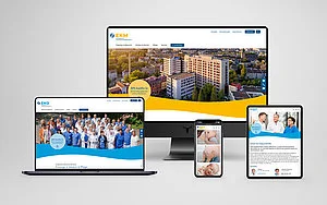 Krankenhaus Webseite mit TYPO3 - Projekt