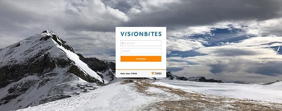 TYPO3 Login Screen